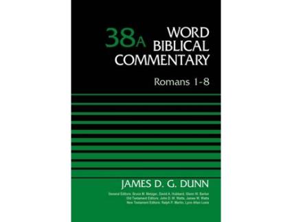 Livro romans 1-8, volume 38a de james d. g. dunn (inglês)