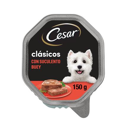 Alimentação Húmida para Cães Sabor Vaca em Paté Terrina 150G CESAR