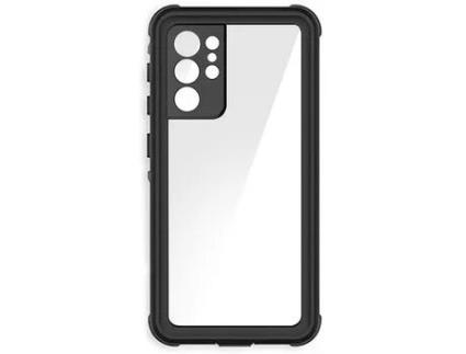 Capa Integral para Galaxy S21 Ultra Impermeável Ip68 REDPEPPER Contorno Preto