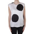 Tops / Blusas C053VP  Branco Disponível em tamanho para senhora. IT 40,IT 42.Mulher > Roupas > Blusas