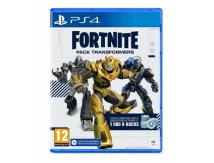 Jogo Eletrónico Playstation 4 FORTNITE Pack Transformers Fr Código de Descarga