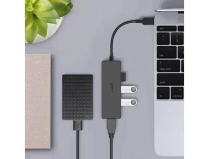 Hub Usb AUKEY Cbc64 Preto