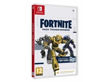 Jogo para Switch FORTNITE Pack Transformers Fr Código de Descarga