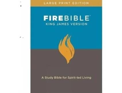 Livro fire bible, king james version, large pr de edited by donald stamps , edited by j wesley adams (inglês)