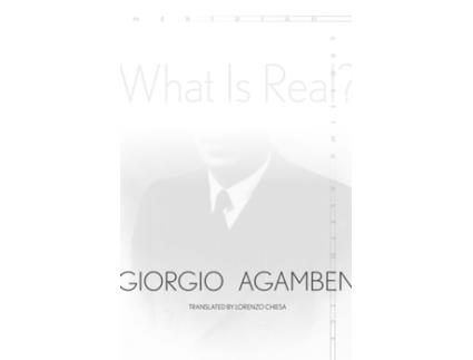 Livro what is real? de giorgio agamben (inglês)