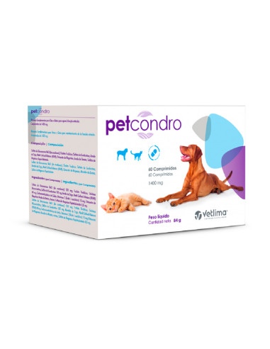 Petcondro - Condroprotector - 60 Comprimidos