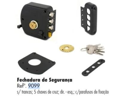 Fechadura S/Trancas Ref.9099 Esquerda TEICOCIL