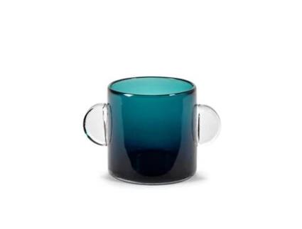 Vaso Vento e Fogo Azul-Escuro