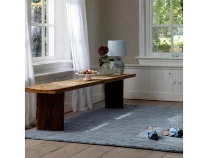Tapete de sala azul Cleavers 200X280 LAURA ASHLEY