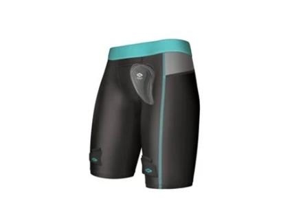 Calções de Mulher SHOCK DOCTOR Compressão Protecção Pélvica Preto (XL)