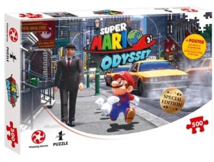 Puzzle WINNING MOVES Super Mario Odyssey 11354 500 Peças Desenhos Animados