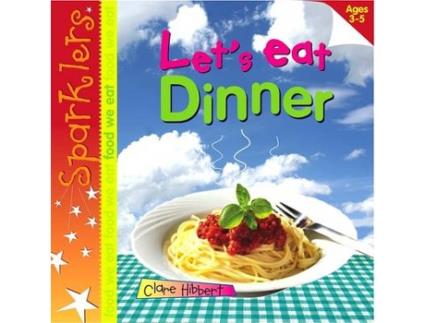 Livro let's eat dinner de clare hibbert (inglês)