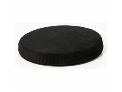 Almofada Custo Auto Redondo Preto Carro Foam