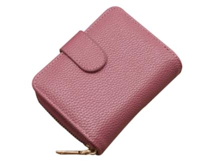 Porta-Cartões Fólio, Porta-Cartões de Homem ZMDECQNA Multiuso Rosa