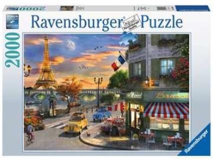 Puzzle RAVENSBURGER Paris Sunset 2000 Peças Panorâmico