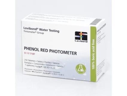 Fenol Red 250 Unidades Fotômetro LOVIBOND