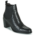 Botins FANNY V5 CROCO NOIR  Preto Disponível em tamanho para senhora. 36,37,38,39,40,41.Mulher > Sapatos > Botins