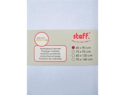 Steff - Lençol protetor 40x90cm branco -OEKO-tex standart 100