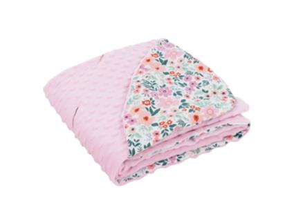 Cobertor Com Capuz 84X84 Cm Algodão Padrão Floral JOYZ