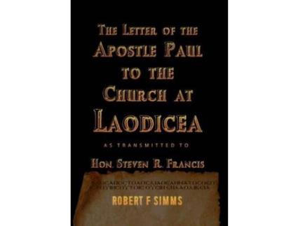 Livro The Letter To Laodicea de ROBERT SIMMS ( Inglês )