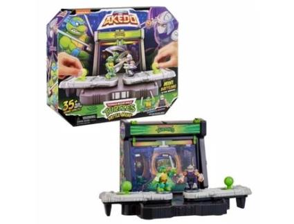 Estádio de Batalhas TEENAGE MUTANT NINJA TURTLES Legends Of Akedo: Leonardo Vs Shredder