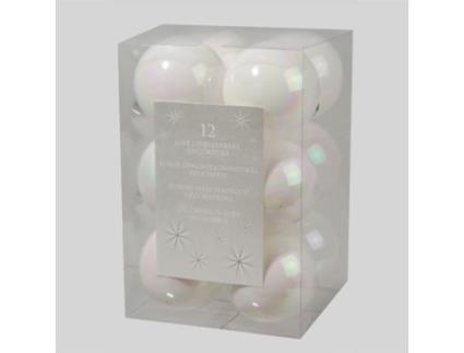 Conjunto de Bolas de Natal EMINZA Mm Alpine Iridescent Multicor - 12un (6 cm)
