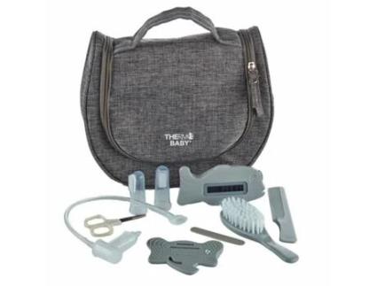 Conjunto de higiene ThermoBaby 9 Peças Cinzento