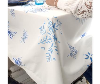 Snow crystal toalha de mesa