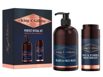 Conjunto King C Gillette Perfect Ritual Gel+hidratante