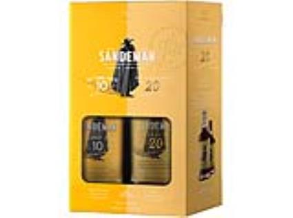 Conjunto Sandeman 10+20 Anos 2x0.75l