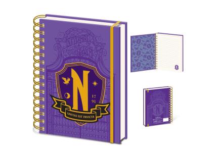 Caderno Pautado A5 Wednesday