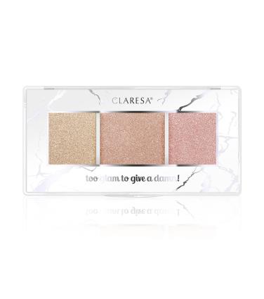 Claresa - Paleta de Iluminadores Too glam to give a damn! - 12: Golden Glow