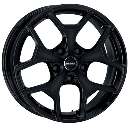 Jante de alumínio mak liberty 7.5x18 5x110 et39 preto brilhante