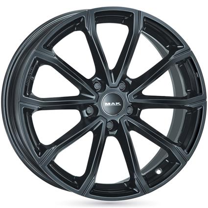 Jante de alumínio mak davinci 7x18 5x108 et47.5 preto brilhante