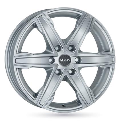 Jante de alumínio mak king6 6.5x16 6x139.7 et55 prateado