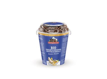 Iogurte Berchtesgadener Land Banana C/ Bolas Chocolate Bio 150g