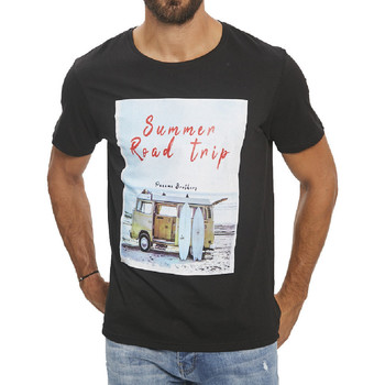 T-Shirt mangas curtas -  Preto Disponível em tamanho para homem. EU S,EU M,EU L,EU XL.Homem > Roupas > Camiseta