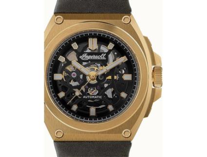 Relógio masculino couro real verde The Motion Automatik I11701 INGERSOLL