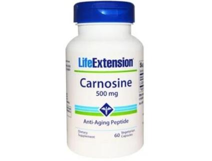 Life Extension Carnosine 500Mg 60 Veggie Capsules