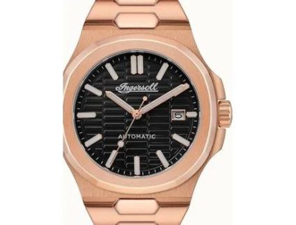 Relógio masculino ouro rosa aço inoxidável Catalina Automatik I11802 INGERSOLL
