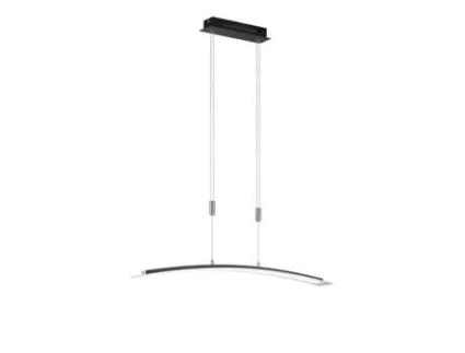 Suspensão Linear Metis Black Led