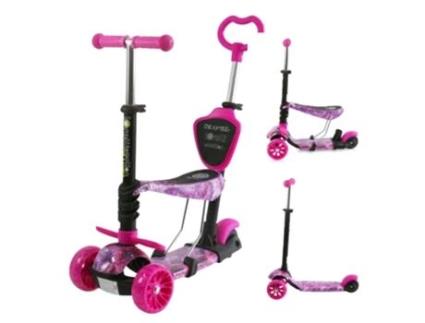 Scooter Evolutiva Draxter Plus com Assento e Alça Parental Graffiti Smile LORELLI