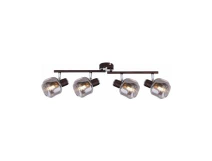 Iluminação Globo Iluminação Pallo Metal Bronze E14 4 Lâmpadas