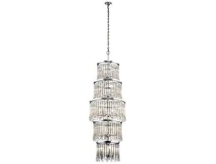 Candelabro KICHLER Kl-Piper-18P-Pc Piper Steel Crystal E14 18 Bulbos