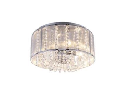Mount Mount Globo Walla Metal Chrome E14 4 Lâmpadas