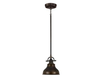 Lâmpada Pendente QUOIZEL Qz-Emery-P-S-Pn Metal de Emery Glass E27