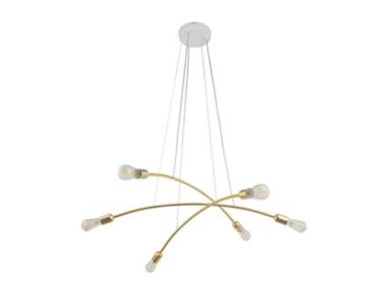 Lustre Helix Metal E27 6 Lâmpadas