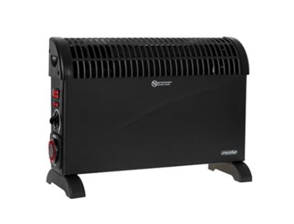Aquecedor Convector MESKO Ms 7741B 2000W Preto Temporizador Função Turbo