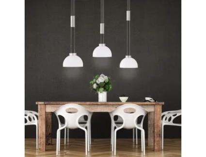 Suspensão Linear Avignon Nickel Led