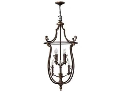 Candelabro HINKLEY Hk-Plymouth8-P Plymouth Aço Milão E14 8 Bulbos